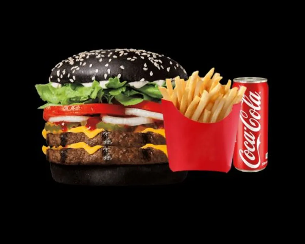 BLACK DOUBLE CHEESE